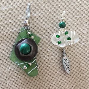 Hand Crafted Pendants Bundle of 2